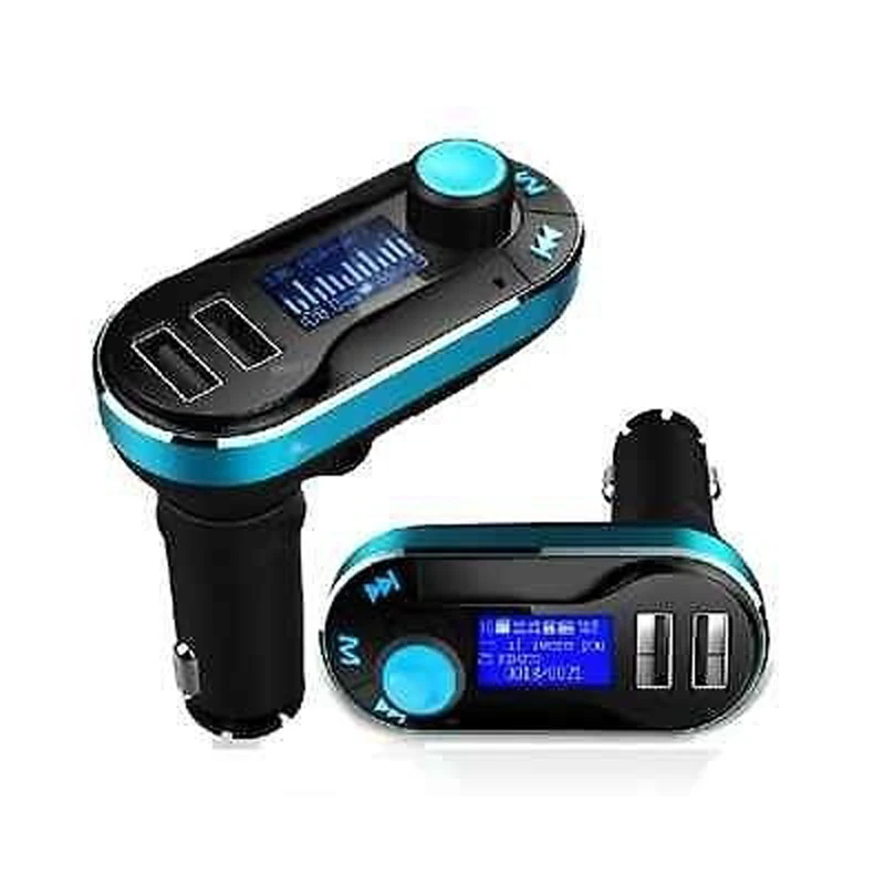 

50Pcs/Lot MP3 Play FM Transmitter Handsfree Car Charger Bluetooth AUX Audio Music Adapter