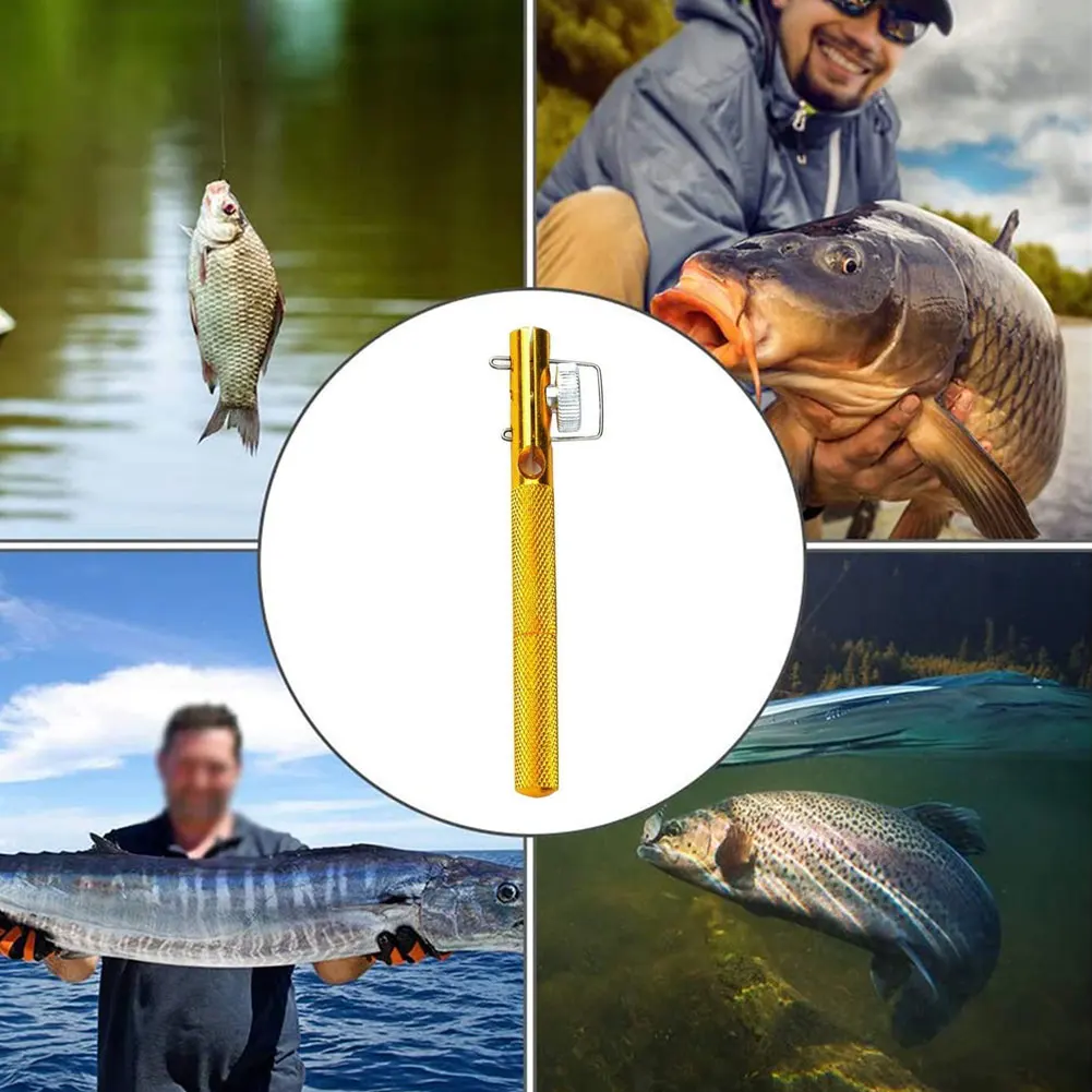 

5PCS Full Metal Fishing Hook Knotting Tool & Tie Hook Loop Making Device & Hooks Decoupling Remover Carp Fishing Accessory