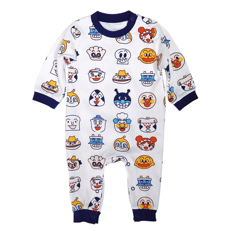 Spring Autumn Infant Toddler Jumpsuits Boy Girl Newborn Baby Bodysuit Neonate Clothes Cartoon O-Neck Long Sleeve Cotton Clothing
