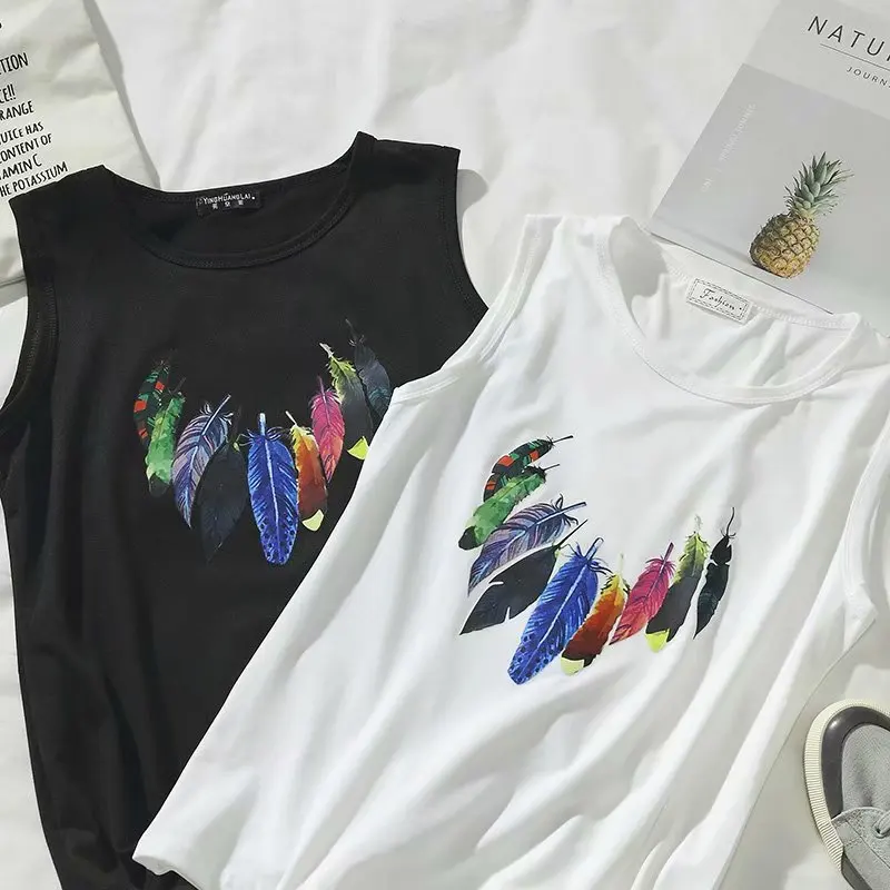 Летняя шикарная пляжная майка в гонконгском стиле мужские популярные брендовые