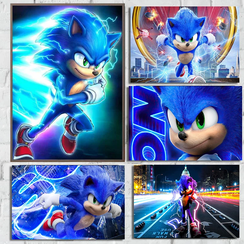 

Восхитительный звуковой постер граффити настенное Искусство Холст Картина плакаты и принты Декор детской комнаты картина домашний декор