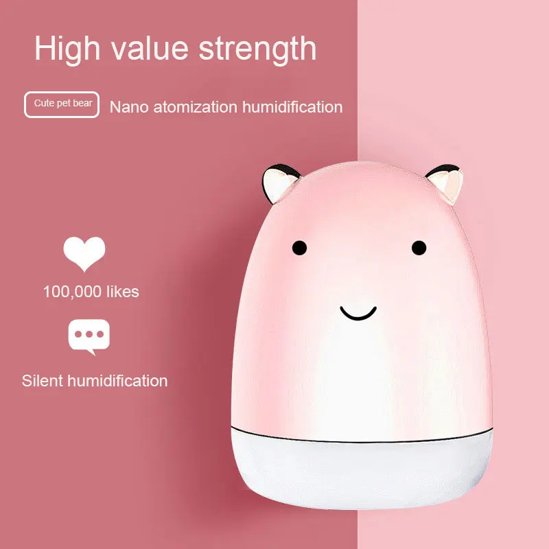 Новинка милый usb увлажнитель для рабочего стола нано воздуха мини автомобиля