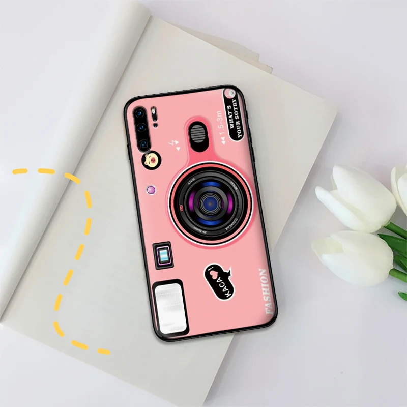 Для huawei P8 P9 P10 Lite Mini P20 P30 Pro камера силиконовый защитный чехол из ТПУ для телефона