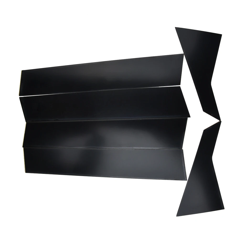 

Window 6PCS Set Black Pillar Posts Trims Cover Latest Durable Useful Tool Replacement