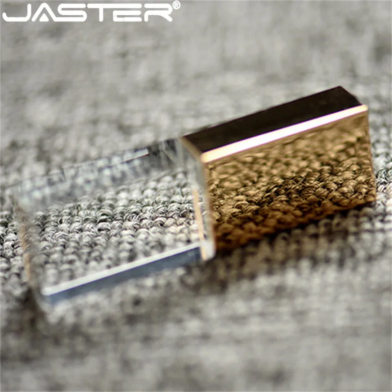 Хрустальные usb накопители 3D печать логотипа на заказ 4 ГБ 8 16 флеш накопитель 32 64