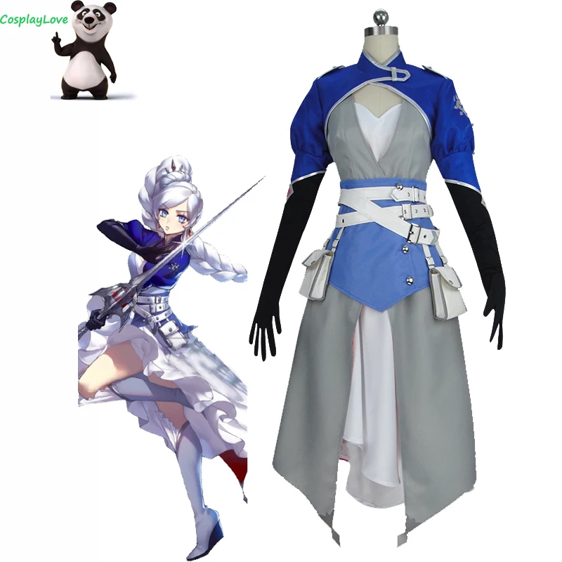Косплей Love RWBY сезон 7 Weiss Шэньчжэнь костюм для косплея с чехлом обуви