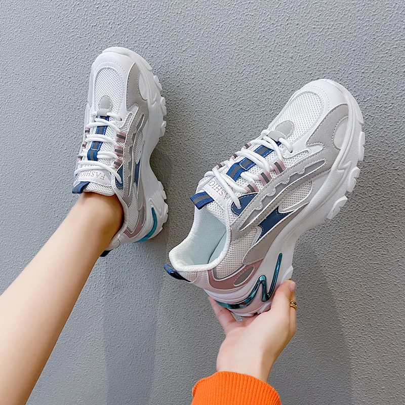 Ins han edition student torre shoes fall 2021 new breathable running shoes casual shoes FX - 6001