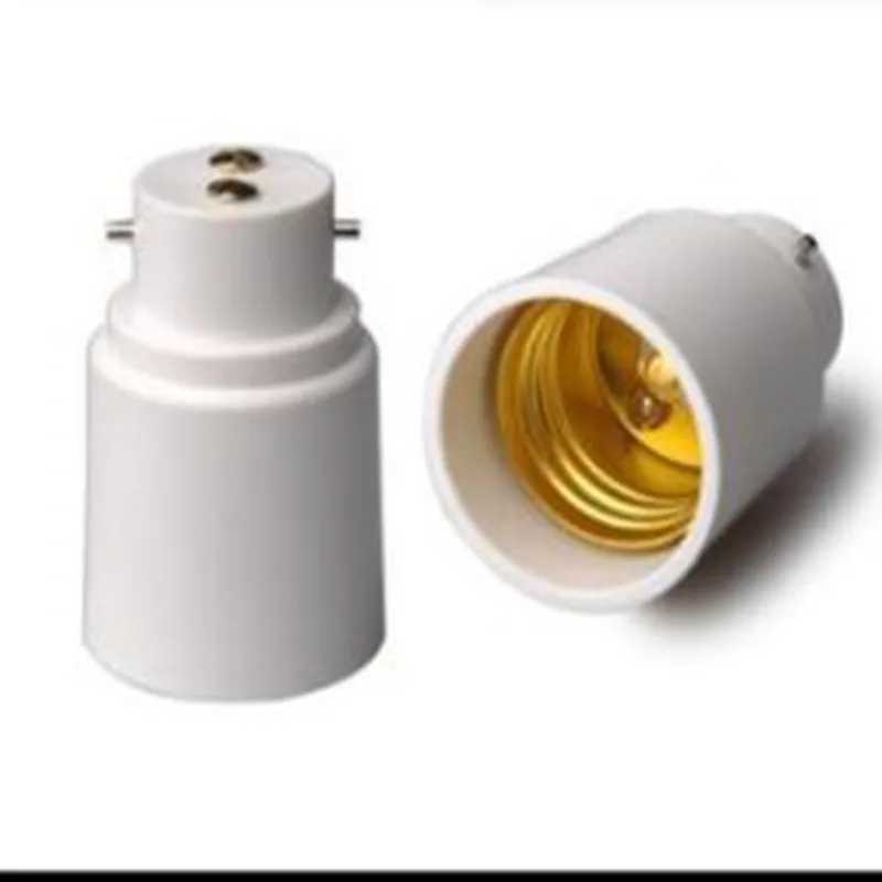 

6pcs B22 to E27 lamp base adapter Light Socket converter B22 bayonet base to E27 standard screw lamp holder converter CE Rohs
