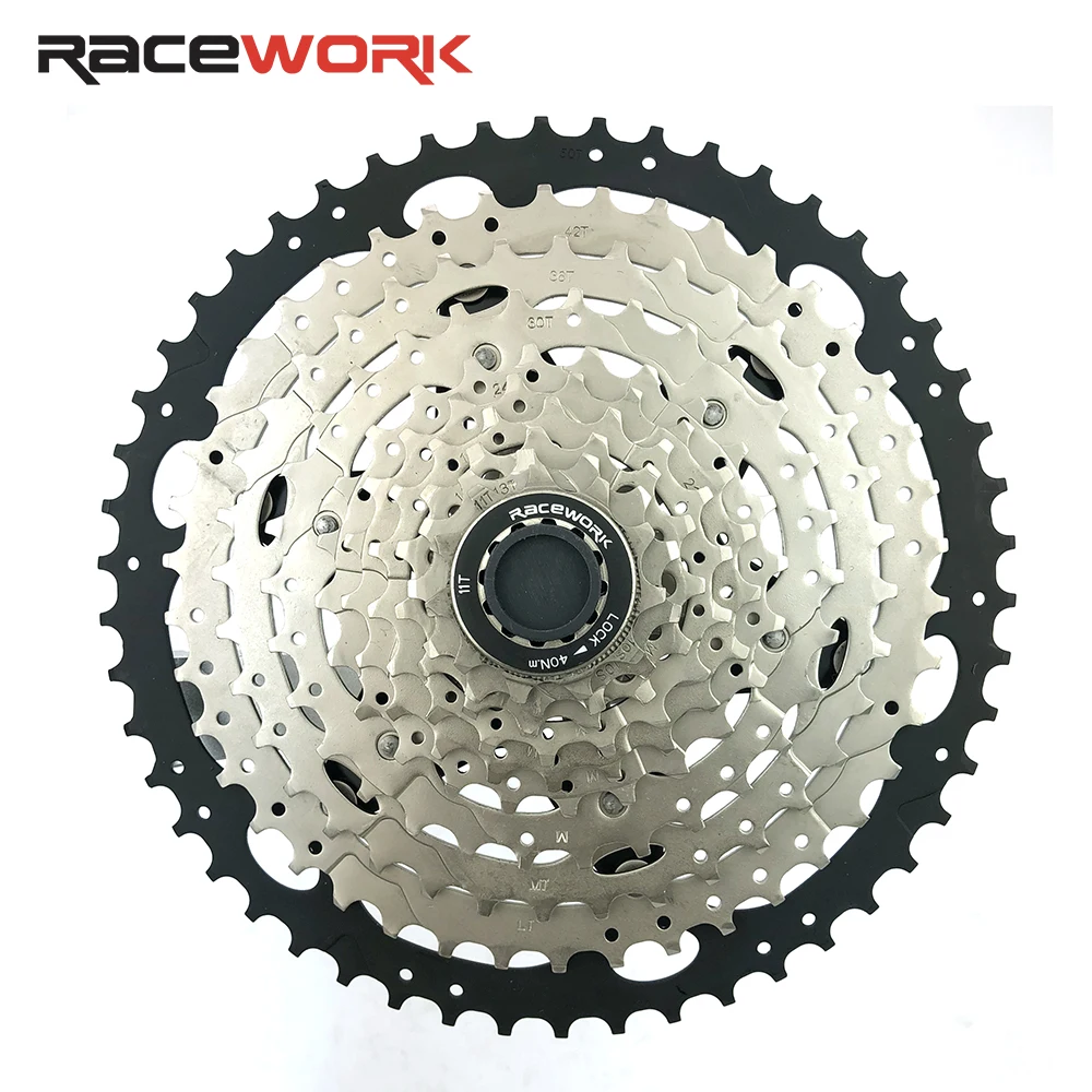 RACEWORK MTB кассета 10 скоростей 11-46T горный велосипед свободного хода