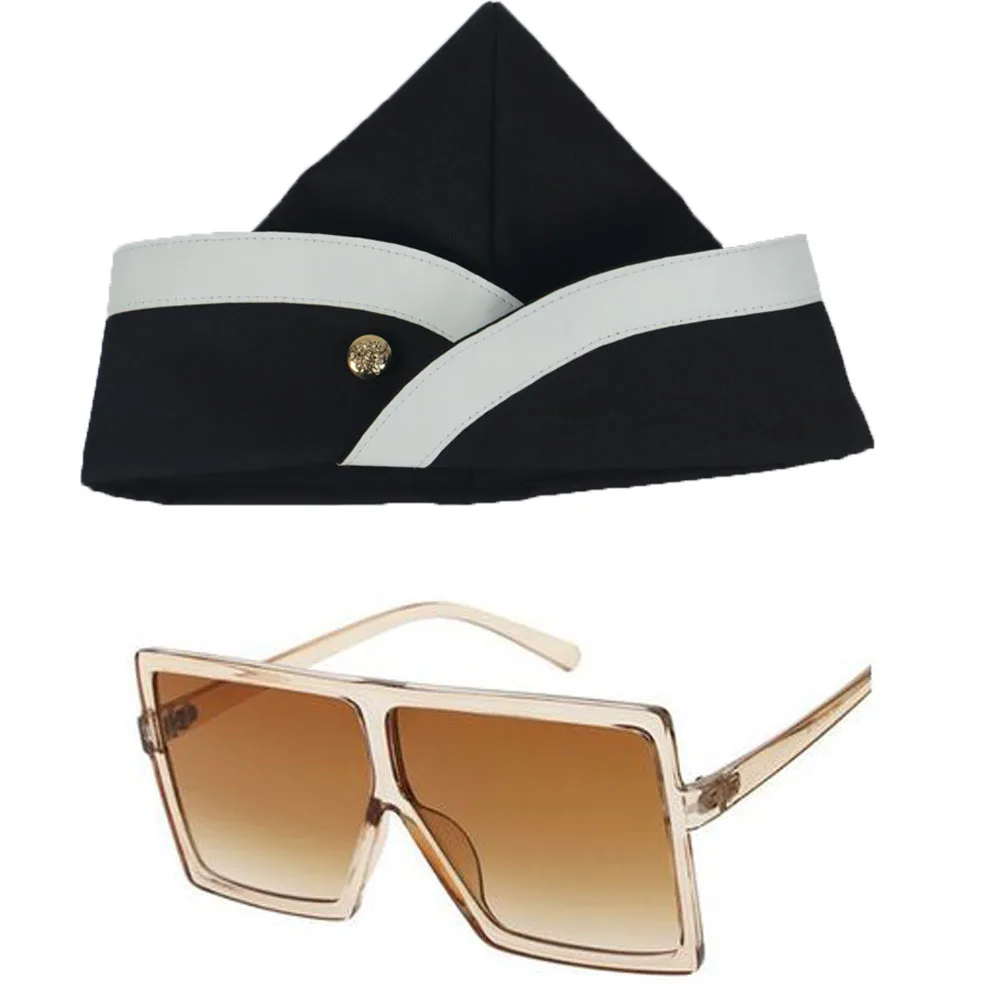 Косплэй Гана Танцы гроб для танцев черного цвета шапка с очками похорон команда