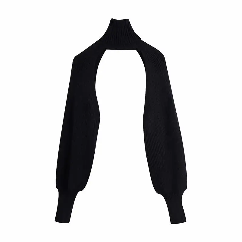 

Women Turtleneck Sexy Short Sweater 2020 Fashion Ladies Full Sleeve Chic Female Street wear