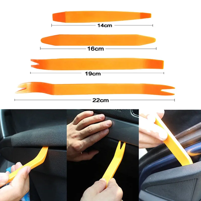 4 шт. набор инструментов для снятия автомобильной панели радио и