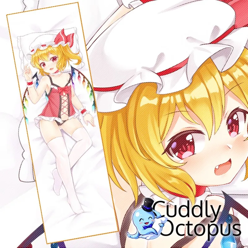 

Аниме фландрин Алая, проект TouHou, дакимакура, обнимающее тело, 2-сторонний чехол для подушки, японский чехол для подушки, чехол для подушки, по...
