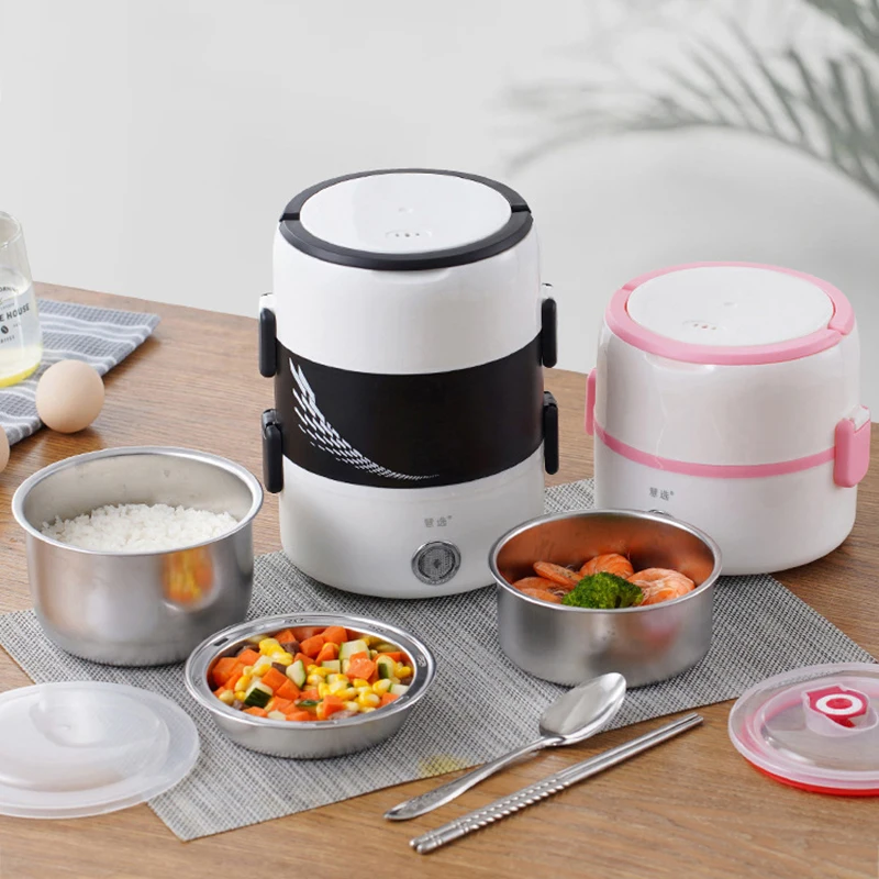 Мини Ланч бокс GESEW с электроподогревом для рисоварки 2019 контейнер из нержавеющей