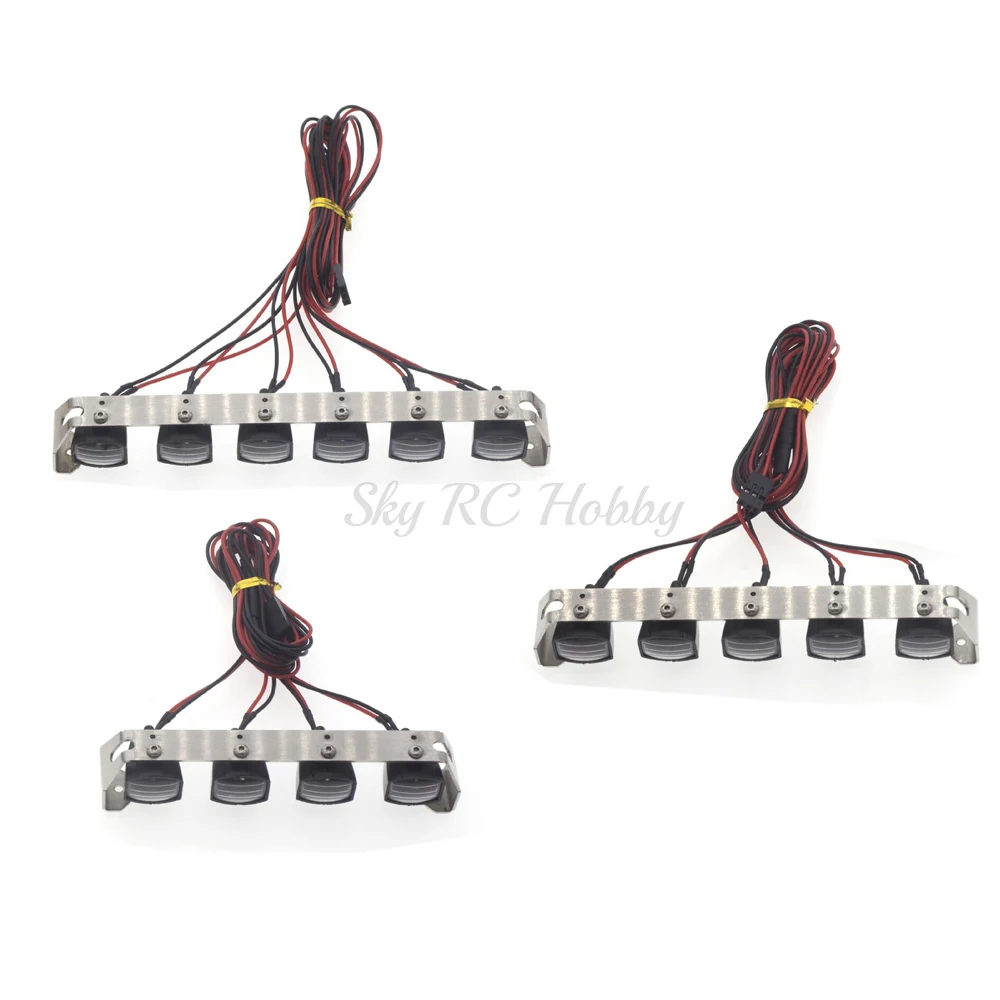 

Модель радиоуправляемого автомобиля TRX4 SCX10, модель 1/10, кровельная лампа «сделай сам», держатель лампы на крышу, квадратная лампа, светодиодн...