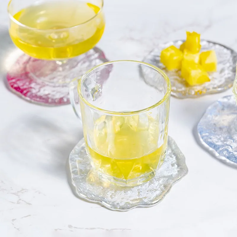 

Термостойкая изоляционная подставка под чашку, Хрустальная подставка под стекло, коврик для стола с резьбой, коврик для чаши, украшение для ...