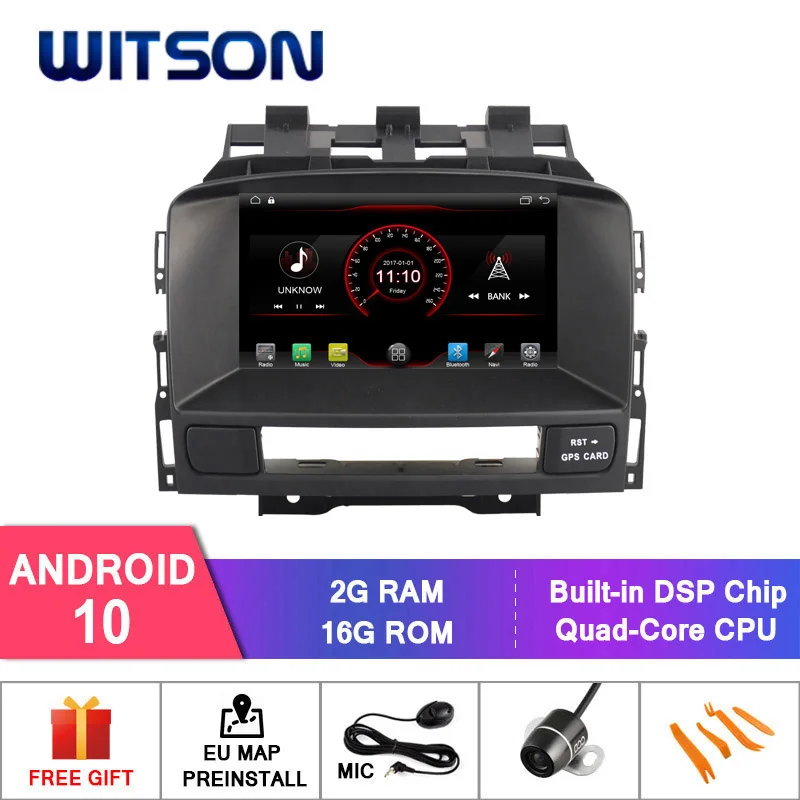 Автомагнитола WITSON Android 10 DVD-навигация для OPEL ASTRA J автомобильный DVD-плеер с