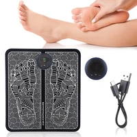 ems foot massage mat physiotherapy multi directional foot massage electrical muscle stimulation muscle contraction usb charging