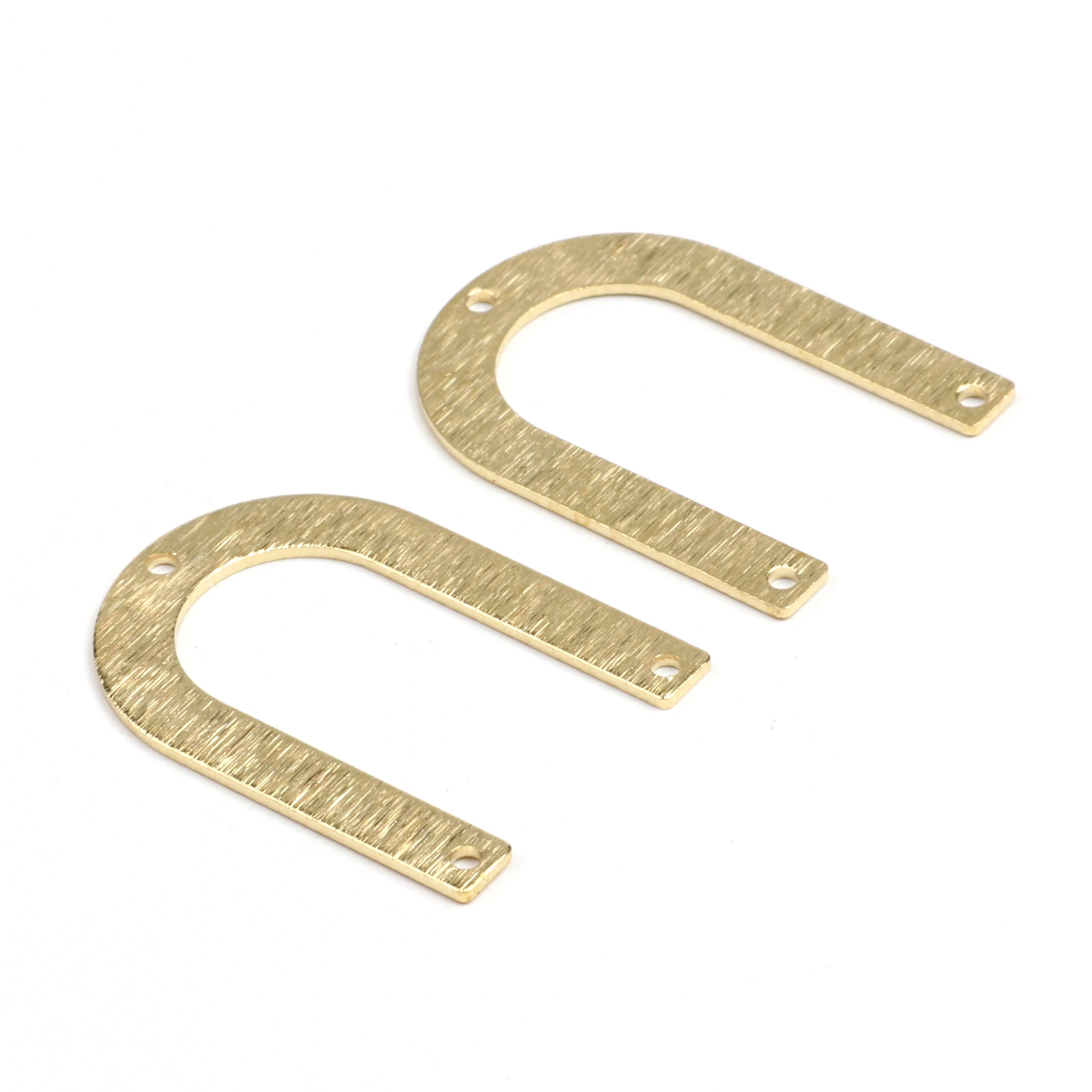Латунные геометрические подвески фурнитура для сережек U образная подвеска из