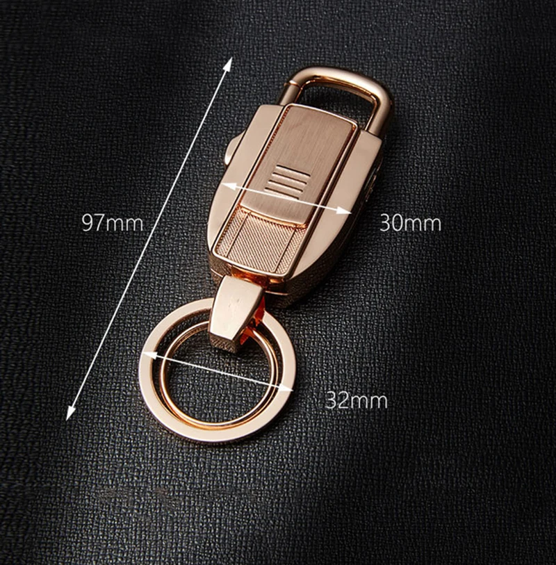 JOBON Брелок Зарядное устройство USB Зажигалка кремниевого типа металлическая