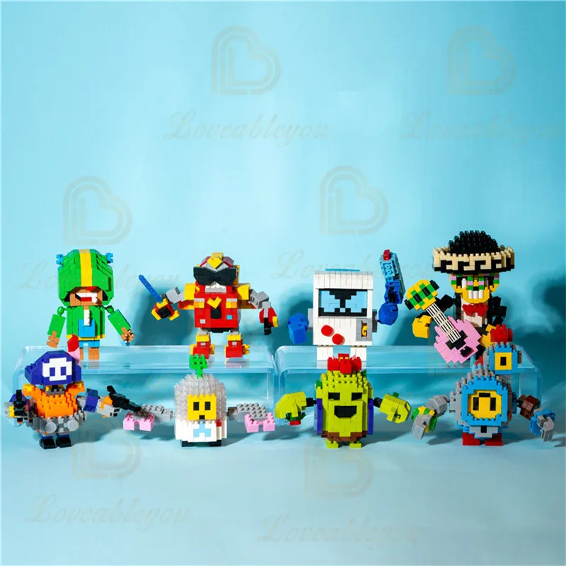 

BUZZ CROW LEON DIY Blocks Brick Classic Bulk Sets Compatible Assembles Particles Children Creative Enlighten Toys with Gift