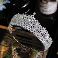 ymor new tiara crystal headband bridal crown elegant atmosphere ladies headwear party crown wedding hair accessories 110