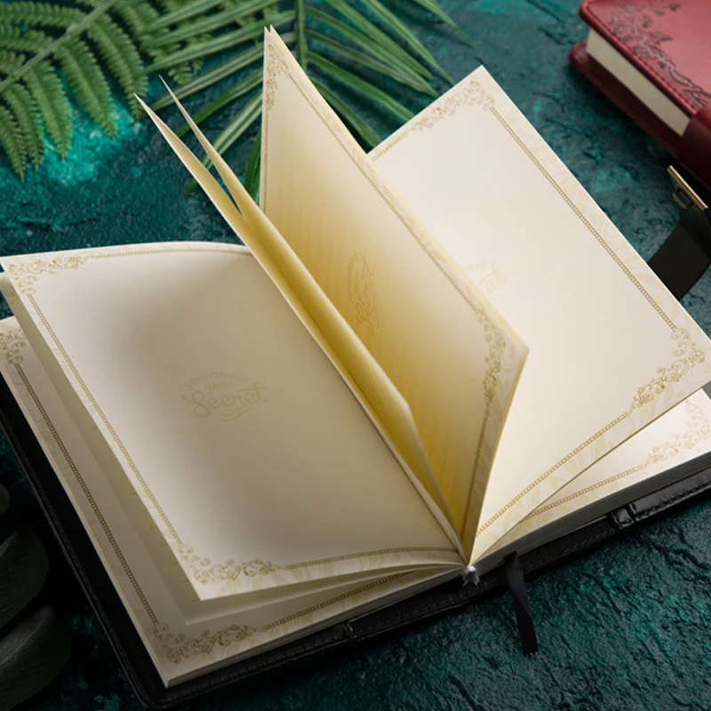 Канцелярские товары B6 блокнот с паролем в стиле ретро из искусственной кожи