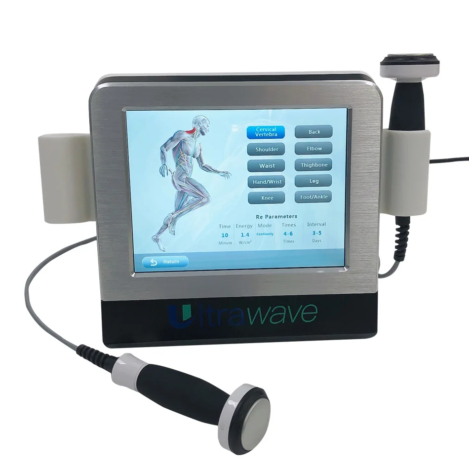

2021 Ultrasound Therapy Machine 1MHz Ultrawave Double Channels With 2 Handles