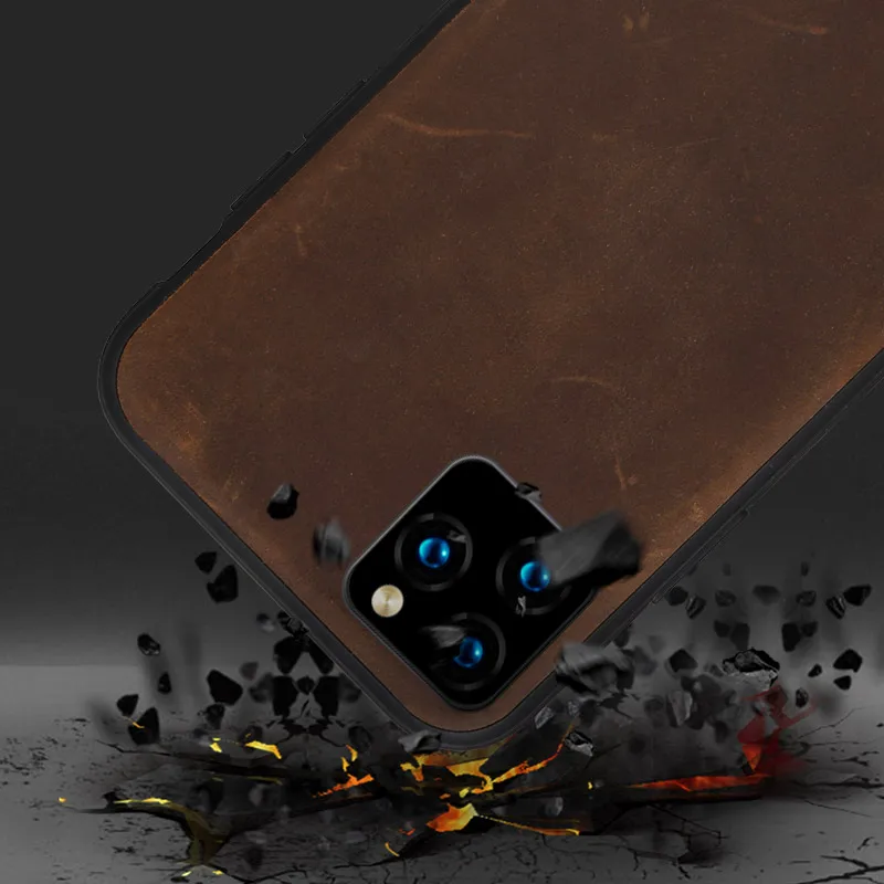 Подлинный выдвижной кожаный мобильный телефон чехол для iphone 11 11Pro Pro Max X XR XS 6 6S 7 8