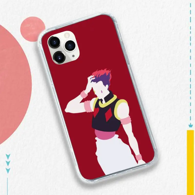 

Anime Hisoka Hunter x Hunters Phone Case for iPhone 11 12 pro XS MAX 8 7 6 6S Plus X 5S SE 2020 XR