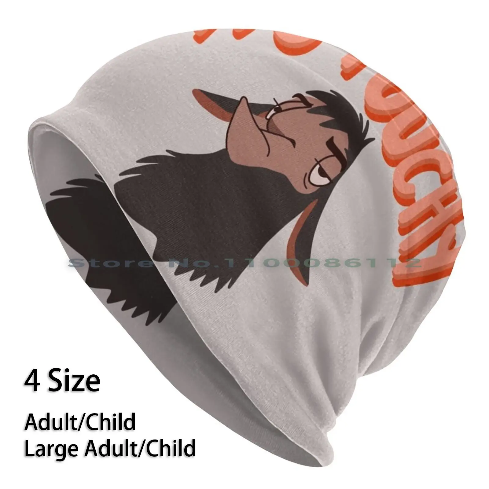 

No Touchy Beanies Knit Hat No Touchy Kuzco Emperors New Groove Llama Brimless Knitted Hat Skullcap Gift Casual Creative