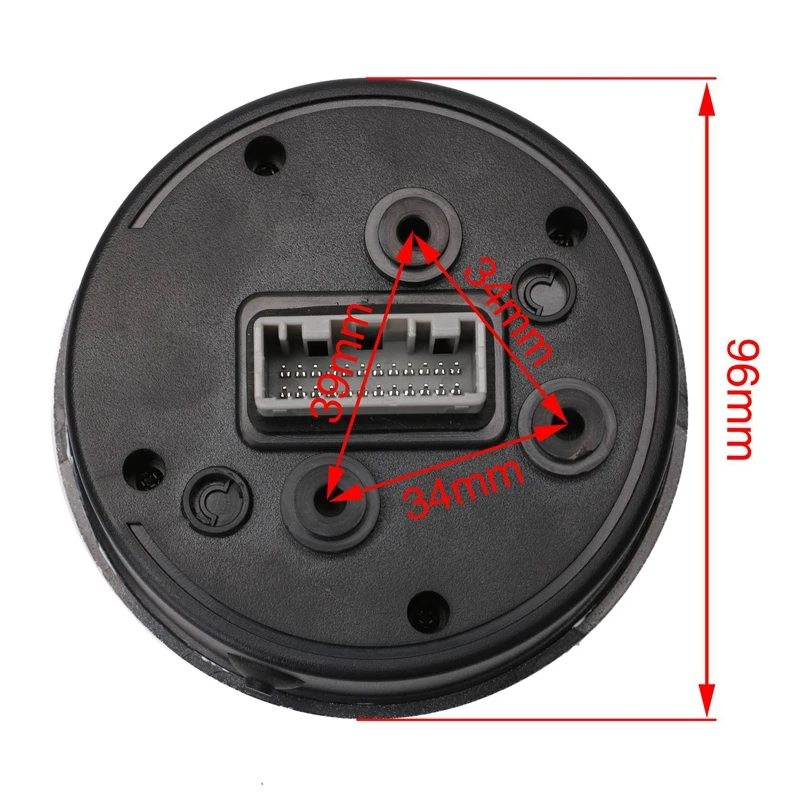 

LCD Digital for Motorcycle Oeter Speeeter Tachometer Gauge Backlight 95mm