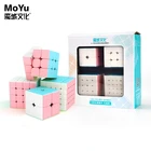 MoYu cube 2345 Macaron Cube Gift Box Set Кубик Moyu 3x3x 3 скоростной куб 2x2 3x3 4x4 5x5 головоломка магический куб 2345 Макарон куб Подарочная коробка Набор Обучающие игрушки подарок для детей
