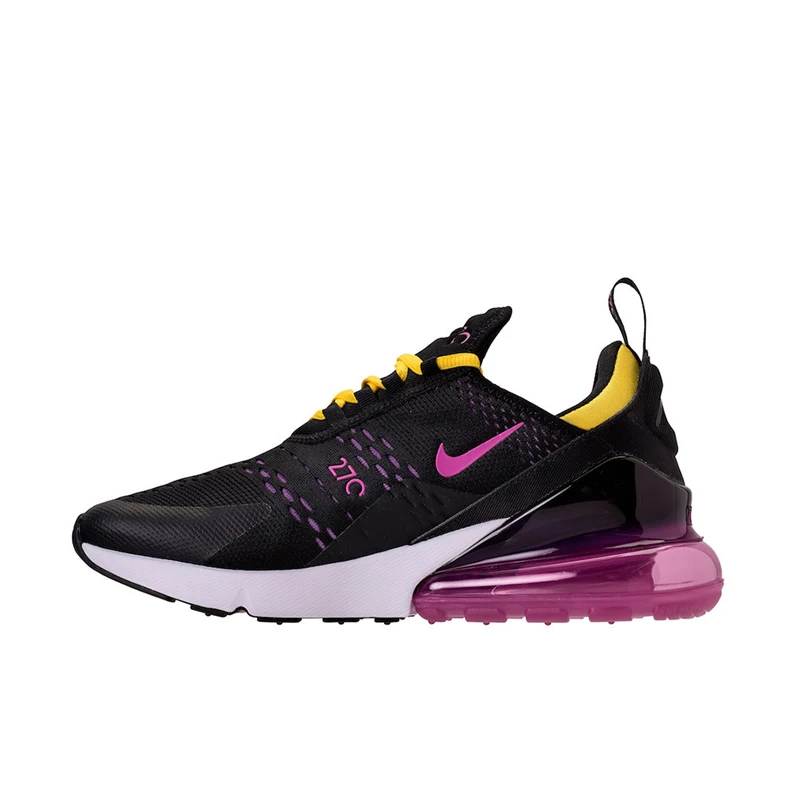 AH8050-006 Оригинальные подлинные мужские кроссовки для бега Nike Air Max 270, спортивные кроссовки яркого цвета, Легкая сетчатая дышащая обувь AH8050 - Цвет: AH8050-006