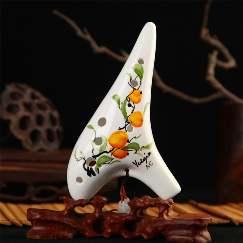 12 отверстий Ocarina flute с сумкой Alto C/ Soprano C/G ocarina of time okарина orff instruments ocarins народные