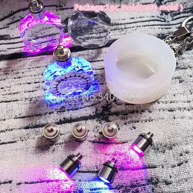 Мороженое восьмиугольная кристаллическая форма для ювелирных изделий DIY ремесло