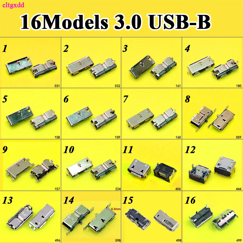 

16Models For Seagate Toshiba Mobile Hard Disk Drives Data Jack Dock Tablet DIP2 10pin Female Micro USB 3.0 B Type Socket