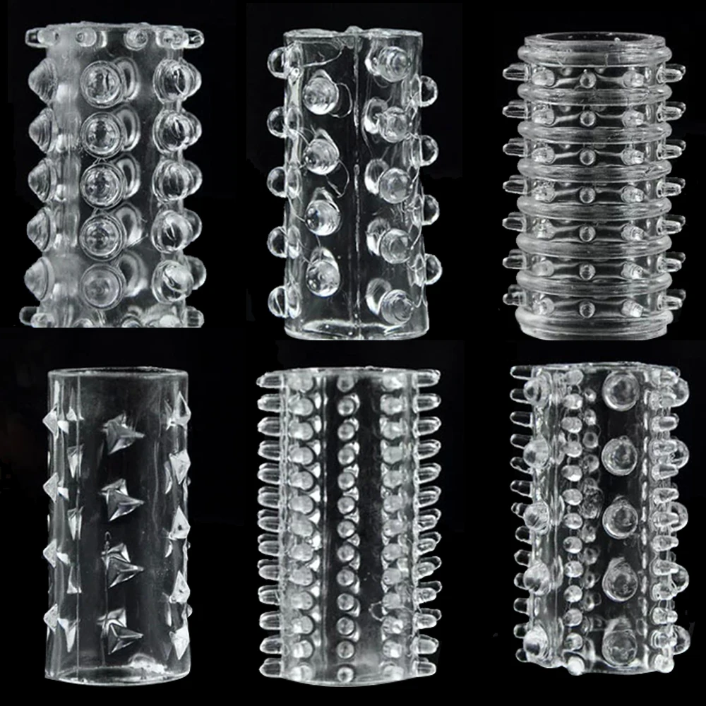 Втулка для пениса мужчин секс-игрушки многоразовые шипованные презервативы