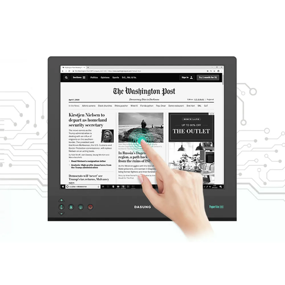 

13,3 дюймов 2200x1650 2K E чернильный сенсорный дисплей монитор Paperlike электронная книга экран Flicler Бесплатный Уход за глазами редактирование кодов ...