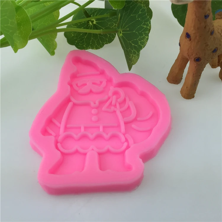 1 шт. силиконовые формы в форме Санта Клауса для помадки инструменты украшения