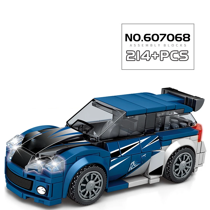 

2021 New Speed Champions City Racer Famous Car Vehicle Super Diy Kids Moc Toys Sets Model Building Kits Sports Technic