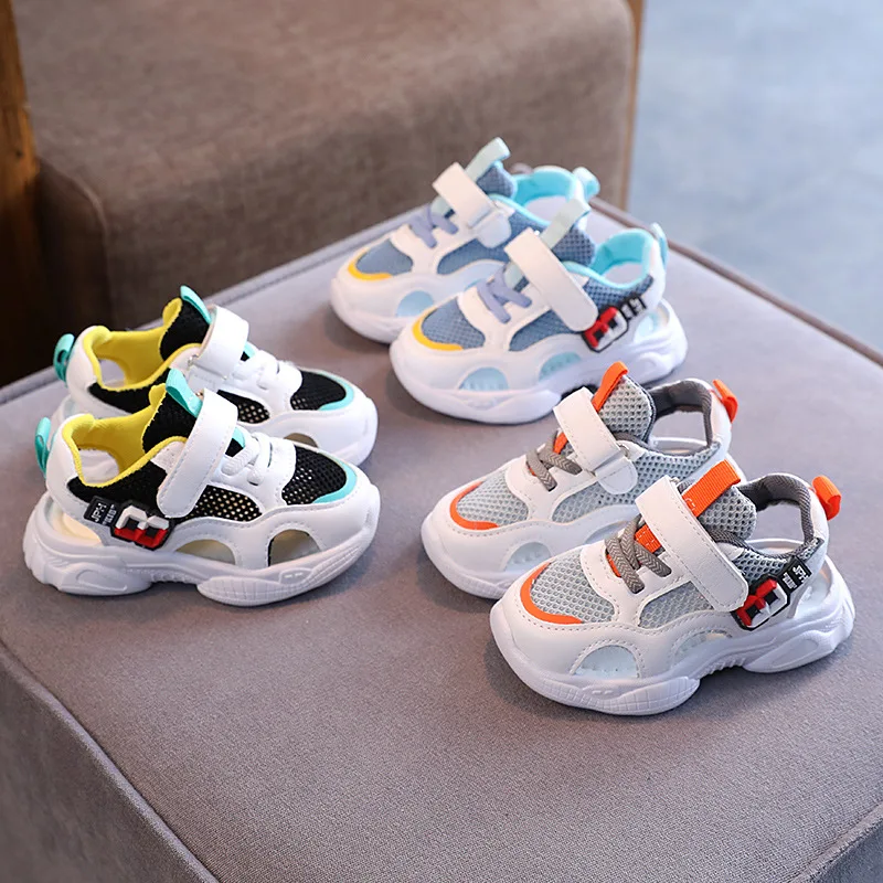 

summer Children Shoes Anti-slip Soft Rubber Bottom Baby Sneaker Casual Flat Sneakers Shoes Kids Size Kid Girls Boy Sports Shoes
