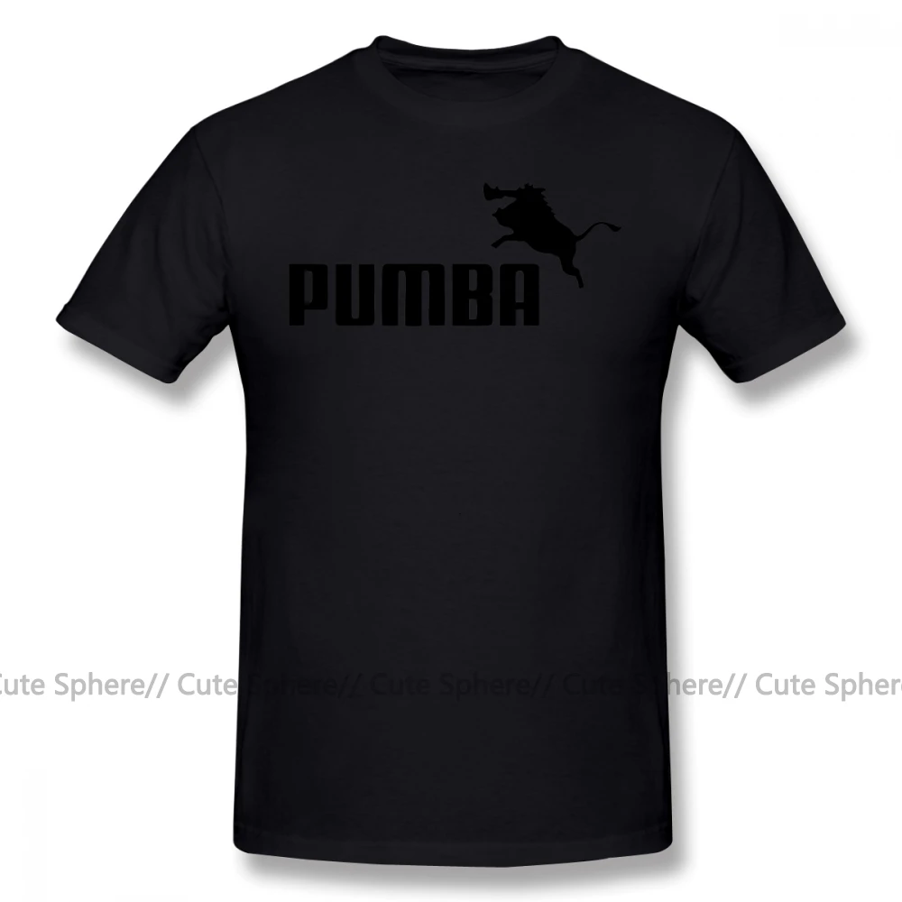 Футболка с логотипом Pumba, футболка с надписью Big Fun, футболка с коротким рукавом, Пляжная Мужская футболка с принтом, 100 хлопок