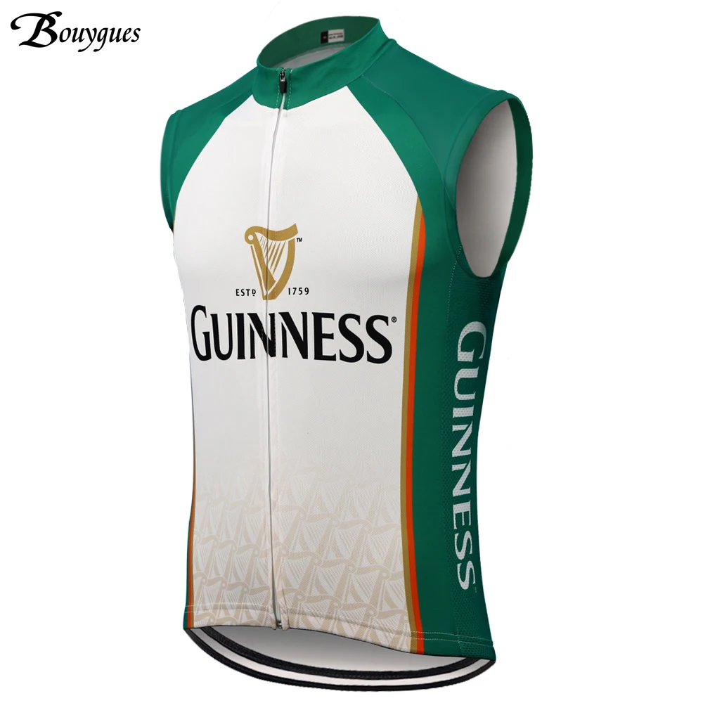 Classic Men Sleeveless Jersey Cycling Vest Summer Breathable Chaleco Ciclismo Mtb Bike Clothing Maillot Ciclismo Beer Triathlon
