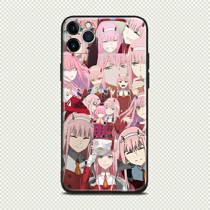 zero two darling in the franxx anime for iphone se 6 6s 7 8 plus x xr xs 11 pro max soft silicone phone case cover shell free global shipping