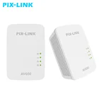 Набор для начинающих PIXLINK PL01A, 600 Мбитс, сетевой адаптер AV600 Ethernet PLC, совместим с IPTV Homeplug