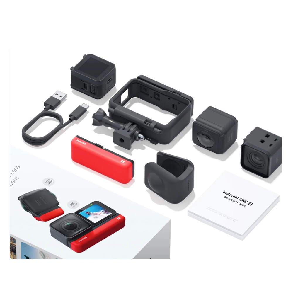 Insta360 ONE R Twin Edition новая спортивная Экшн камера 5 7 K 360 4K широкоугольная