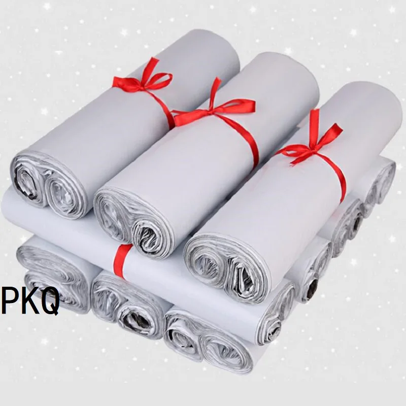 100 шт./лот полиэтиленовый почтовый водонепроницаемый пакет утолщенные почтовые