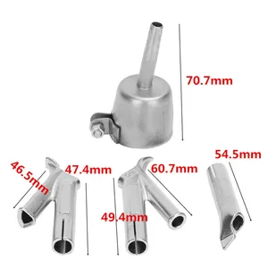 4pcs/set Titanium Alloy Speed Welding Nozzles Tips Tools 5mm Standard Nozzle Tacking Nozzle Soldering Welding Tools Parts