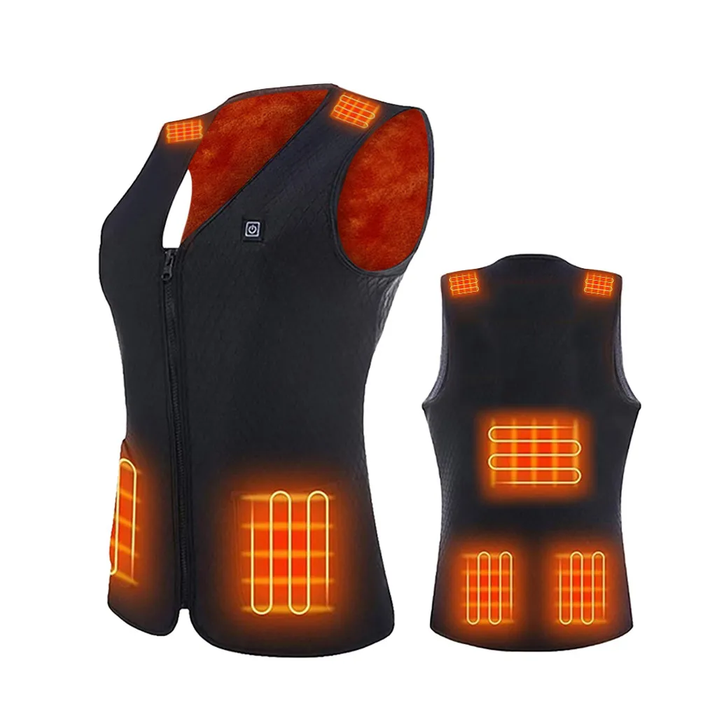 

Chalecos Para Outdoor Warm Clothing Heated For Riding Skiing Fishing Charging Via Heated Coat Waterproof